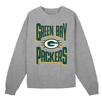 Preschool Outerstuff Gray Green Bay Packers Jet Stream Sweatshirt
