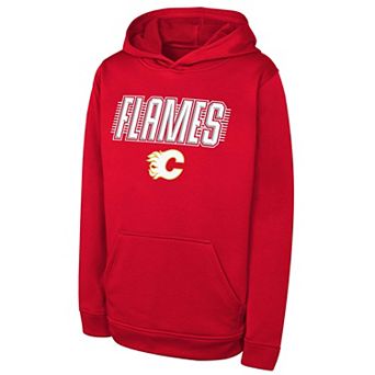 Youth Outerstuff Red Calgary Flames Sack Party Performance Hoodie