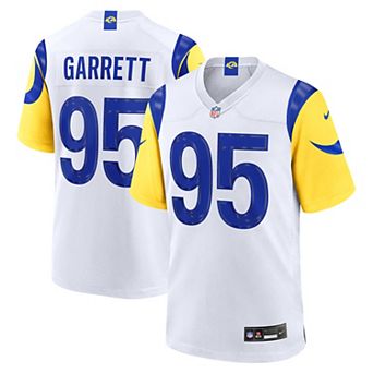 Men's Nike Myles Garrett White Los Angeles Rams Game Jersey