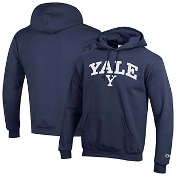 Men's Champion Navy Yale Bulldogs Powerblend Hoodie