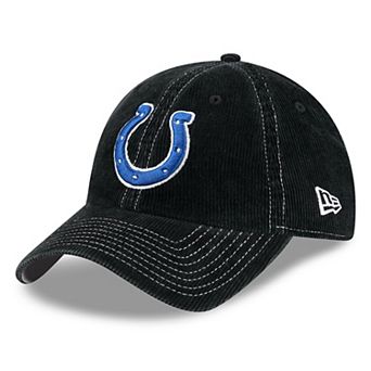 Men's New Era Black Indianapolis Colts Corduroy Casual Classic Adjustable Hat