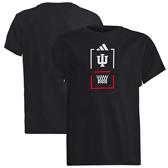 Youth adidas Black Indiana Hoosiers Basketball Fresh T-Shirt