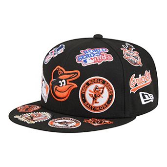 Men's New Era Black Baltimore Orioles All Over 59FIFTY Fitted Hat
