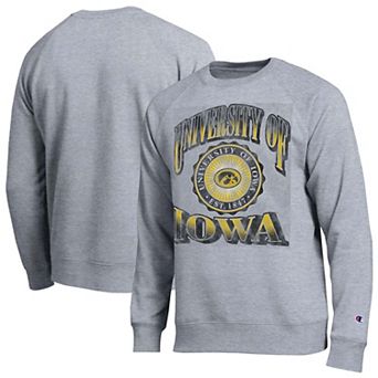 Men's Champion Heather Gray Iowa Hawkeyes All-Star Sweatshirt