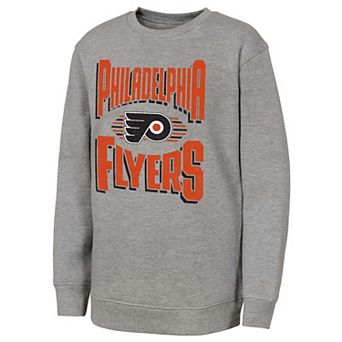 Youth Outerstuff Gray Philadelphia Flyers Jet Stream Sweatshirt