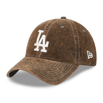 Men's New Era Olive Los Angeles Dodgers Corduroy Casual Classic Adjustable Hat