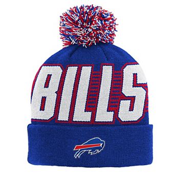 Preschool Outerstuff Royal Buffalo Bills Cuffed Knit Hat with Pom