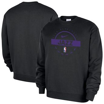 Men's Nike Black Utah Jazz 2025/26 Authentic Practice Club Sweatshirt