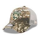 Men's New Era Camo Florida Panthers Real Tree A-Frame 9FORTY Adjustable ...