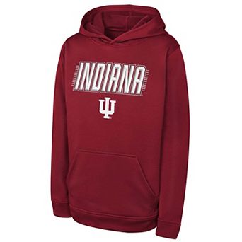 Youth Outerstuff Crimson Indiana Hoosiers Sack Party Performance Hoodie