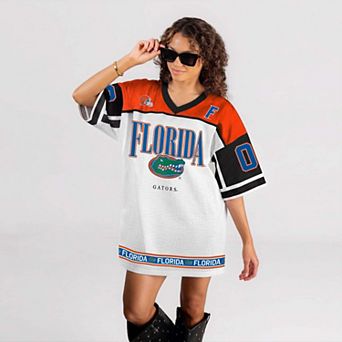 Women's Gameday Couture White Florida Gators Hustle Mode Jersey Dress