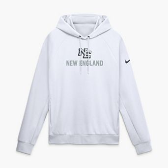 Men's Nike White New England Patriots Rivalries Collection Dri-FIT Pullover Hoodie