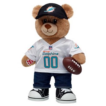 Build-A-Bear Miami Dolphins Happy Hugs Teddy Bear Gift Set