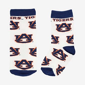 Toddler Starter White Auburn Tigers All-Over Print Socks