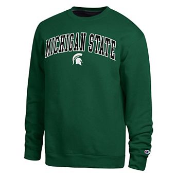 Men's Champion Green Michigan State Spartans Arch Sweatshirt