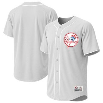 Men's Stitches Gray New York Yankees Fashion Jersey