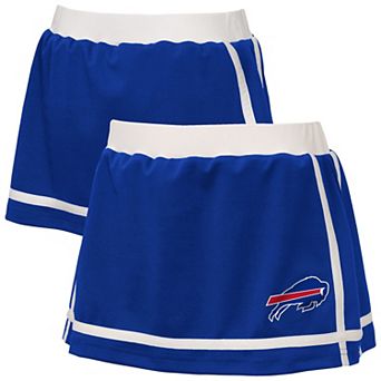 Girls Youth WEAR by Erin Andrews Blue Buffalo Bills Special Teams Striped Skort