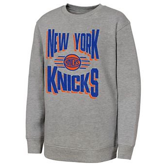 Youth Outerstuff Gray New York Knicks Jet Stream Sweatshirt