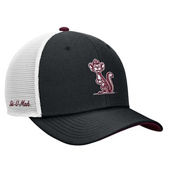 Men's Nike Black Minnesota Golden Gophers Legacy Mascot Adjustable Trucker Hat