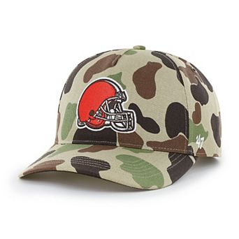 Men's Carhartt x '47 Duck Camo Cleveland Browns Hitch Adjustable Hat