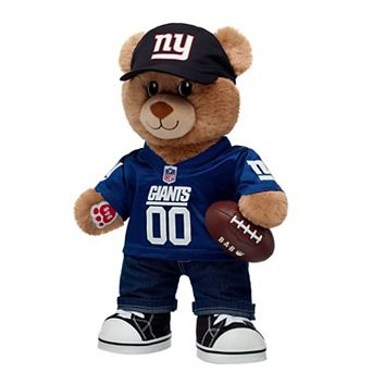 Build-A-Bear New York Giants Happy Hugs Teddy Bear Gift Set