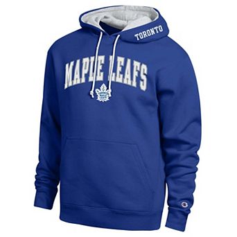 Men's Champion Royal Toronto Maple Leafs Contrast Hoodie