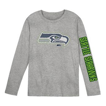 Preschool Outerstuff Gray Seattle Seahawks Air Raid Long Sleeve T-Shirt