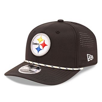 Men's New Era Black Pittsburgh Steelers 9SEVENTY Adjustable Hat