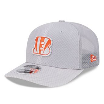 Men's New Era Gray Cincinnati Bengals Jock 9SEVENTY Adjustable Hat