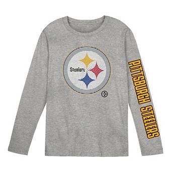Preschool Outerstuff Gray Pittsburgh Steelers Air Raid Long Sleeve T-Shirt