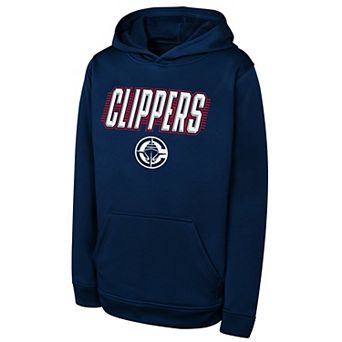 Youth Outerstuff Navy LA Clippers Sack Party Performance Hoodie