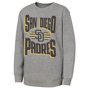 Youth Outerstuff Gray San Diego Padres Jet Stream Sweatshirt