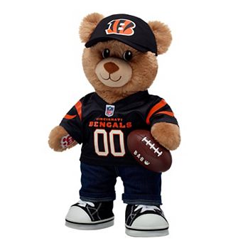 Build-A-Bear Cincinnati Bengals Happy Hugs Teddy Bear Gift Set