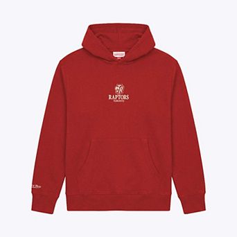 Men's Mitchell & Ness Red Toronto Raptors Core Fleece Hoodie