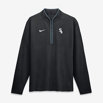 Men's Nike Black Chicago White Sox Dri-FIT Victory Half-Zip Pullover