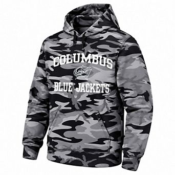 Men's Fanatics Black Columbus Blue Jackets Big & Tall Camo Fleece Hoodie