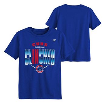 Youth Fanatics Royal Chicago Cubs 2026 MLB Postseason Locker Room T-Shirt
