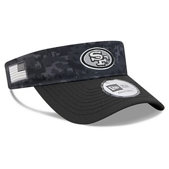 Men's New Era Black San Francisco 49ers 2026 Salute To Service Adjustable Visor