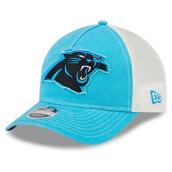 Youth New Era Blue Carolina Panthers Fan 9FORTY A-Frame Trucker Adjustable Hat