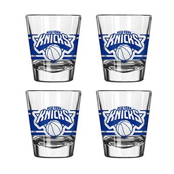 Logo Brands New York Knicks Four-Piece Stripe Shot Glass Set