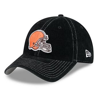 Men's New Era Black Cleveland Browns Corduroy Casual Classic Adjustable Hat