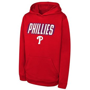 Youth Outerstuff Red Philadelphia Phillies Sack Party Performance Hoodie