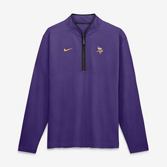 Men's Nike Purple Minnesota Vikings Dri-FIT Victory Half-Zip Pullover