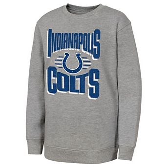 Youth Outerstuff Gray Indianapolis Colts Jet Stream Sweatshirt