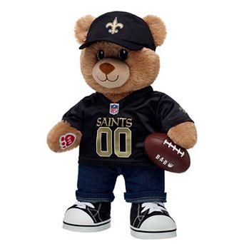 Build-A-Bear New Orleans Saints Happy Hugs Teddy Bear Gift Set