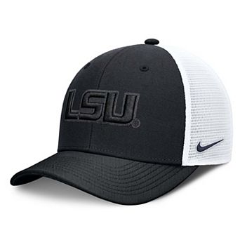 Unisex Nike Black LSU Tigers Tonal Dri-FIT Rise Trucker Adjustable Hat