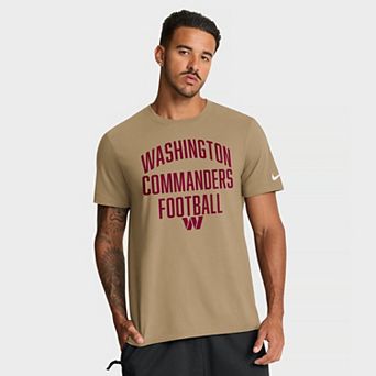 Men's Nike Tan Washington Commanders Rewind Essential T-Shirt