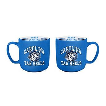Logo Brands North Carolina Tar Heels Two-Piece 15oz. Stripe Mug Set