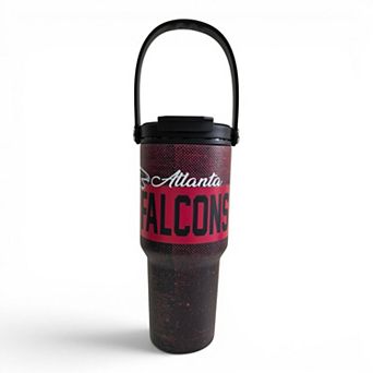 Pegasus Atlanta Falcons 24oz. Speckled Gradient Stainless Steel Dual Top Water Bottle