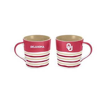 The Memory Company Oklahoma Sooners 15oz. Ceramic Americano Mug